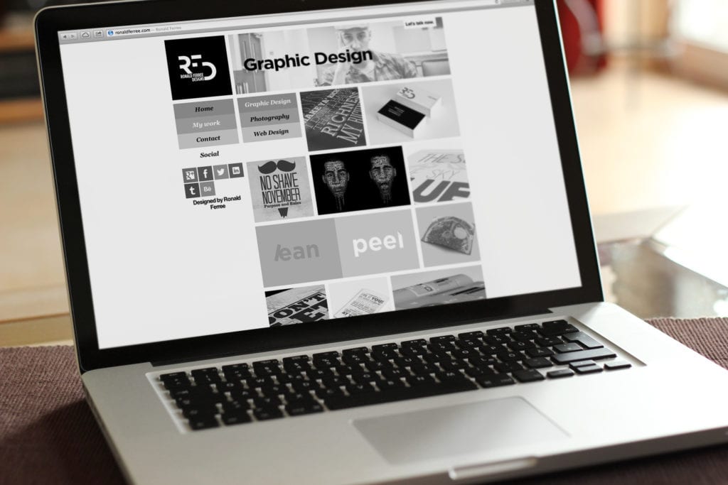 5 passos para construir portefólio online