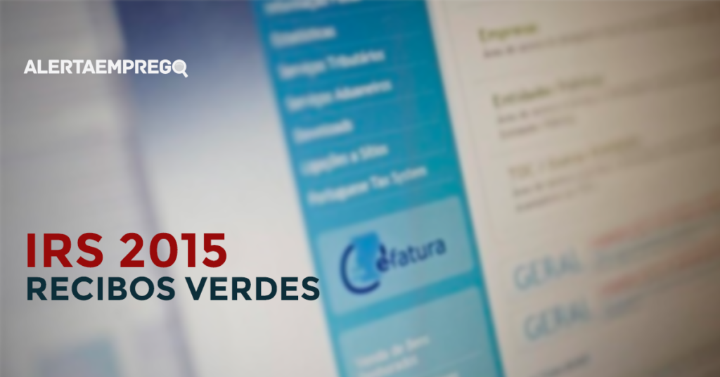 Declaração IRS 2015 novas regras para os recibos verdes