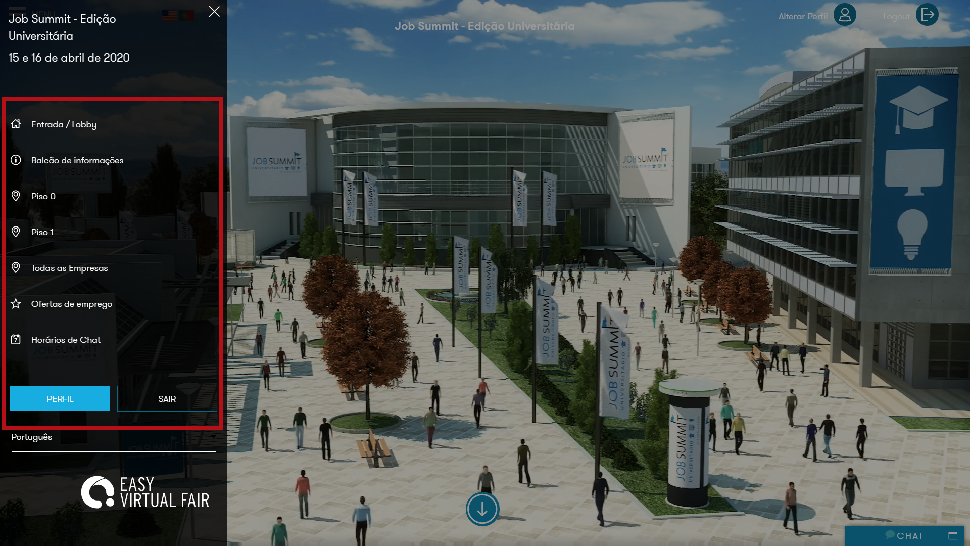 Job Summit Universitário Tour do Evento Job Summit Universitário Tour do Evento