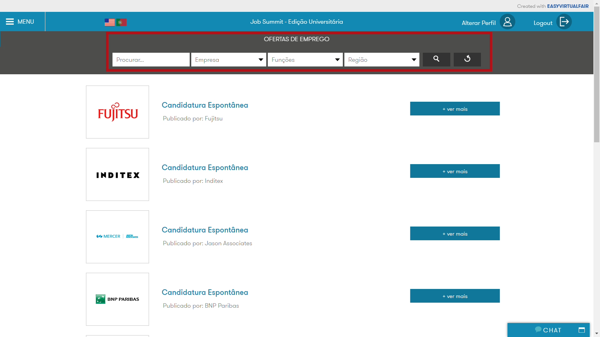Job Summit Universitário Tour do Evento Job Summit Universitário Tour do Evento