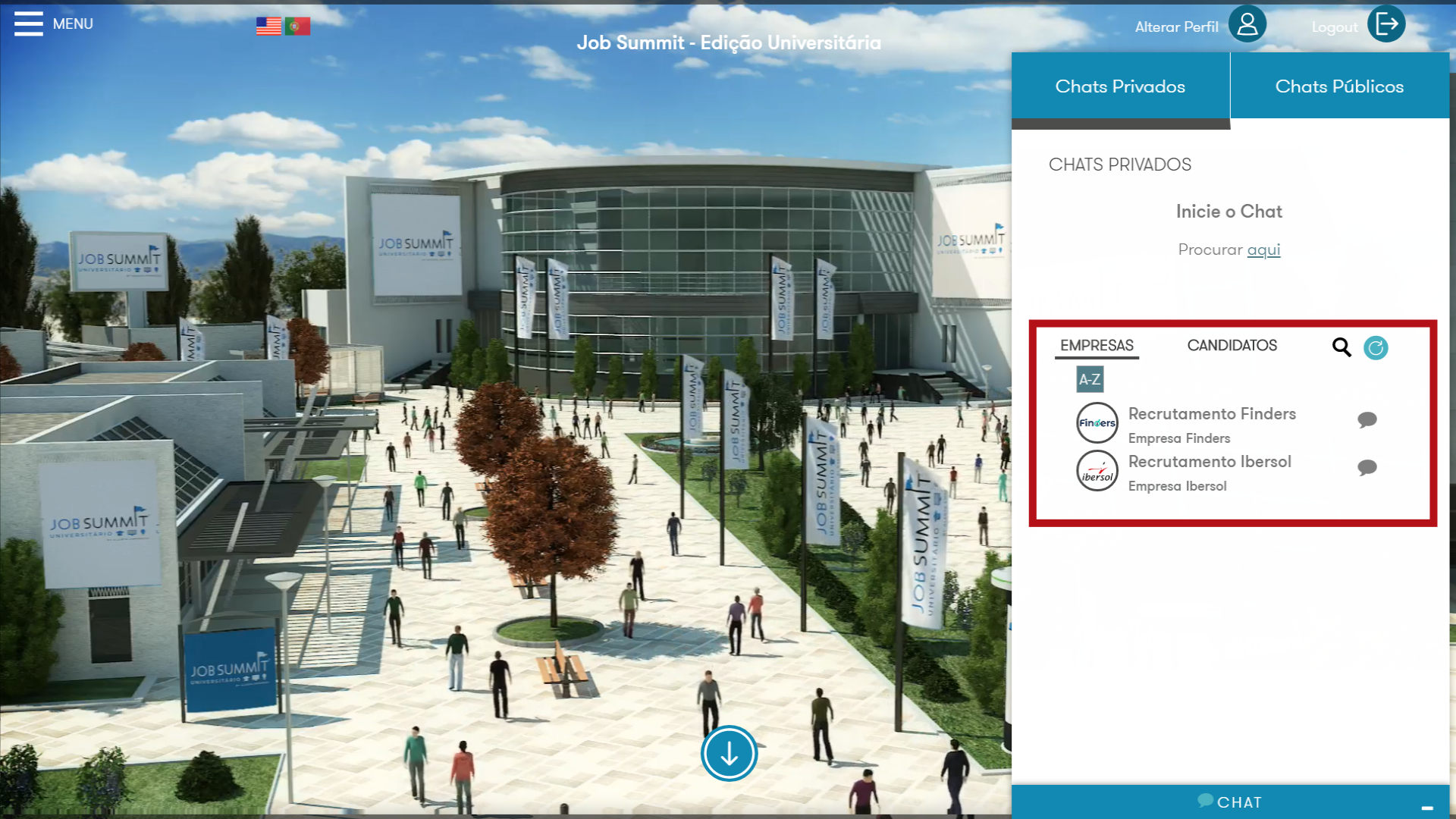 Job Summit Universitário Tour do Evento Job Summit Universitário Tour do Evento
