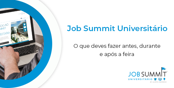 Job Summit Universitário antes durante e após o evento