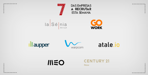 7 Empresas a Recrutar esta semana em Portugal