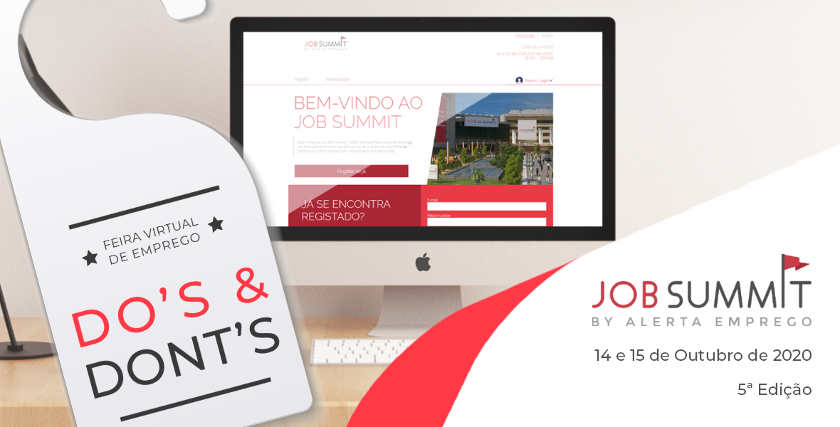 Do's e Dont's de uma Feira Virtual de Emprego